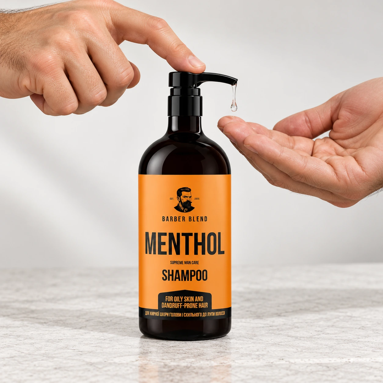 Шампунь для жирної шкіри голови і схильного до лупи волосся Menthol – свіжість контроль жирності та профілактика лупи — фото 2