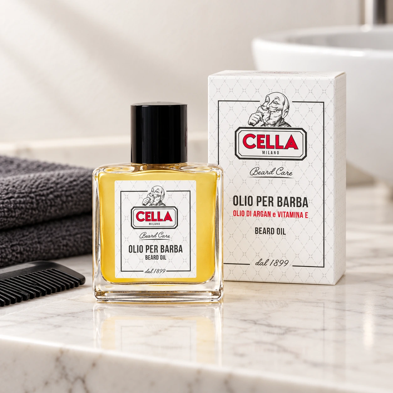 Олія Для Бороди Cella Olio Per Barba з Вітаміном E — фото 4