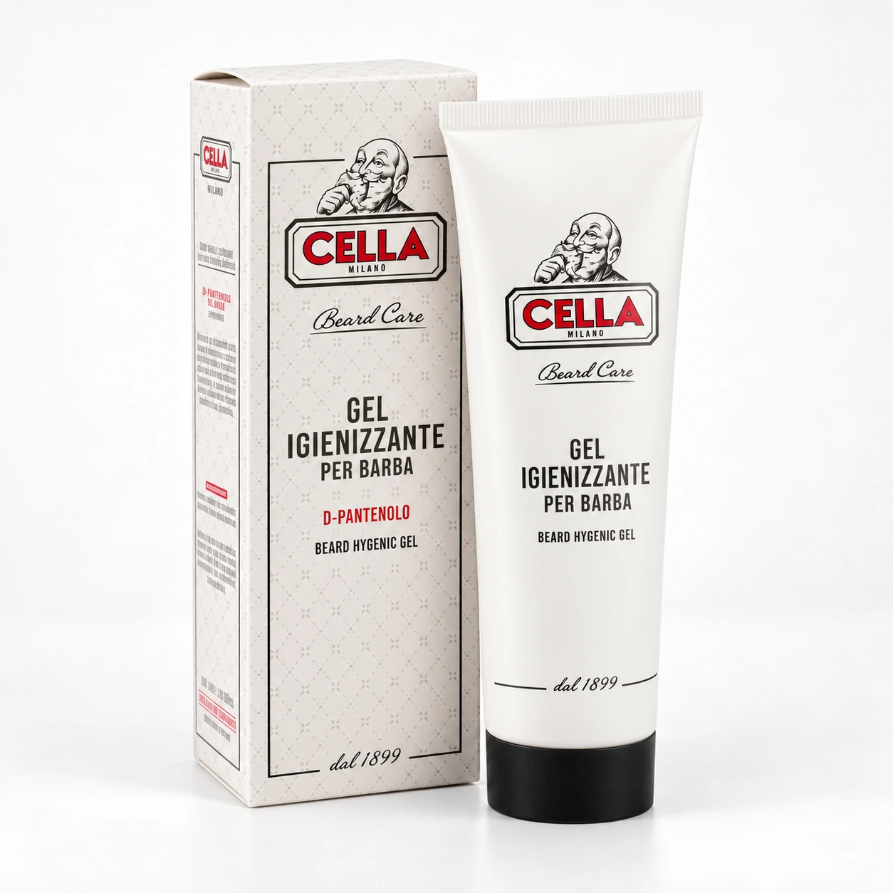 Гель для очищення бороди з антибактеріальною дією та пантенолом Cella Gel Igienizzante — фото 3
