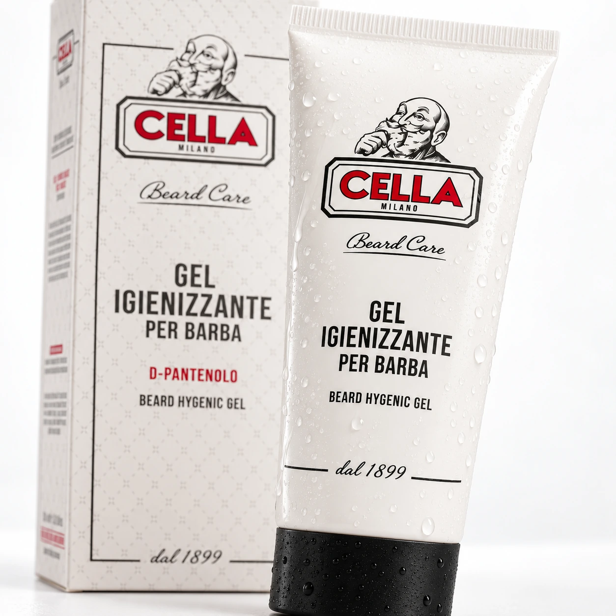 Гель для очищення бороди з антибактеріальною дією та пантенолом Cella Gel Igienizzante — фото 4