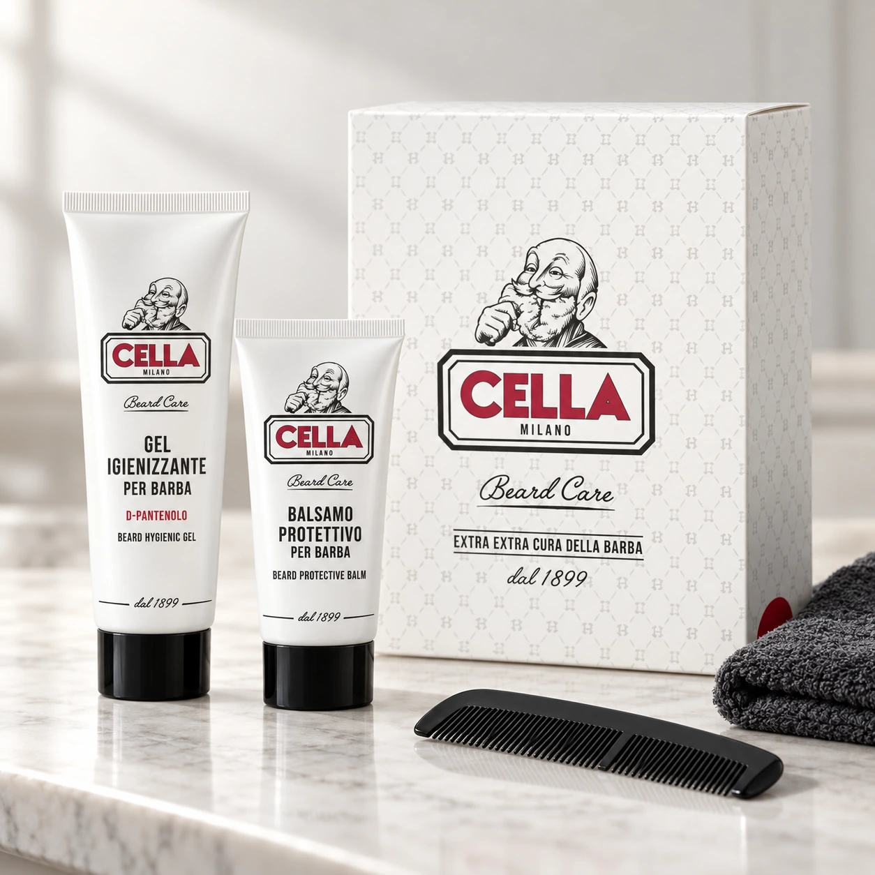Набір по догляду за бородою Cella Beard Gift Set 2 in 1 — фото 4