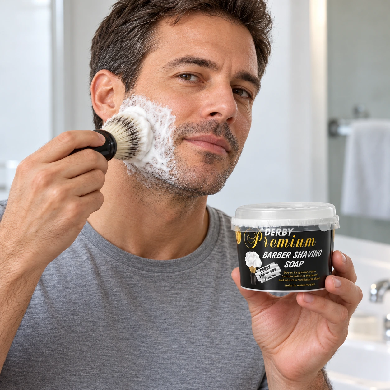 Мило для гоління Premium Shaving Soap — фото 3