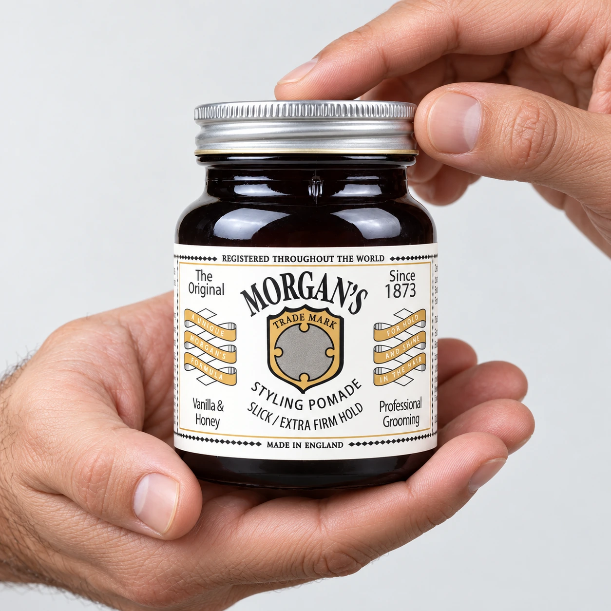 Помада Для Стилізації Волосся Morgan’s Vanilla & Honey Extra Firm Hold Pomade — фото 2