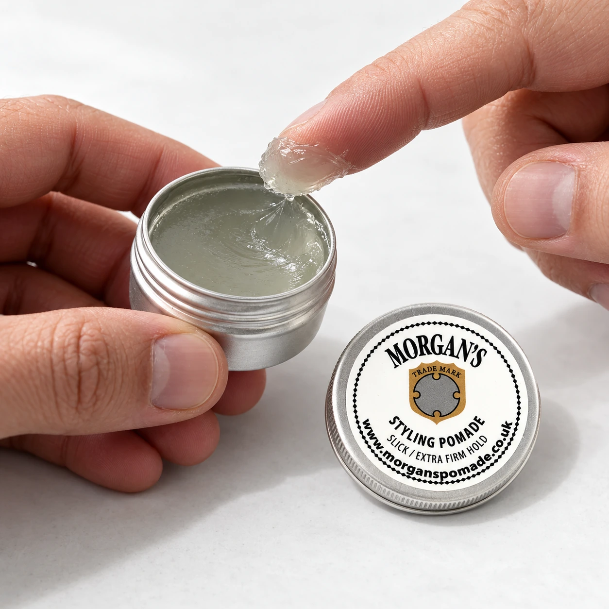 Помада для стилізації волосся Morgan s Vanilla & Honey Extra Hold Pomade — фото 2