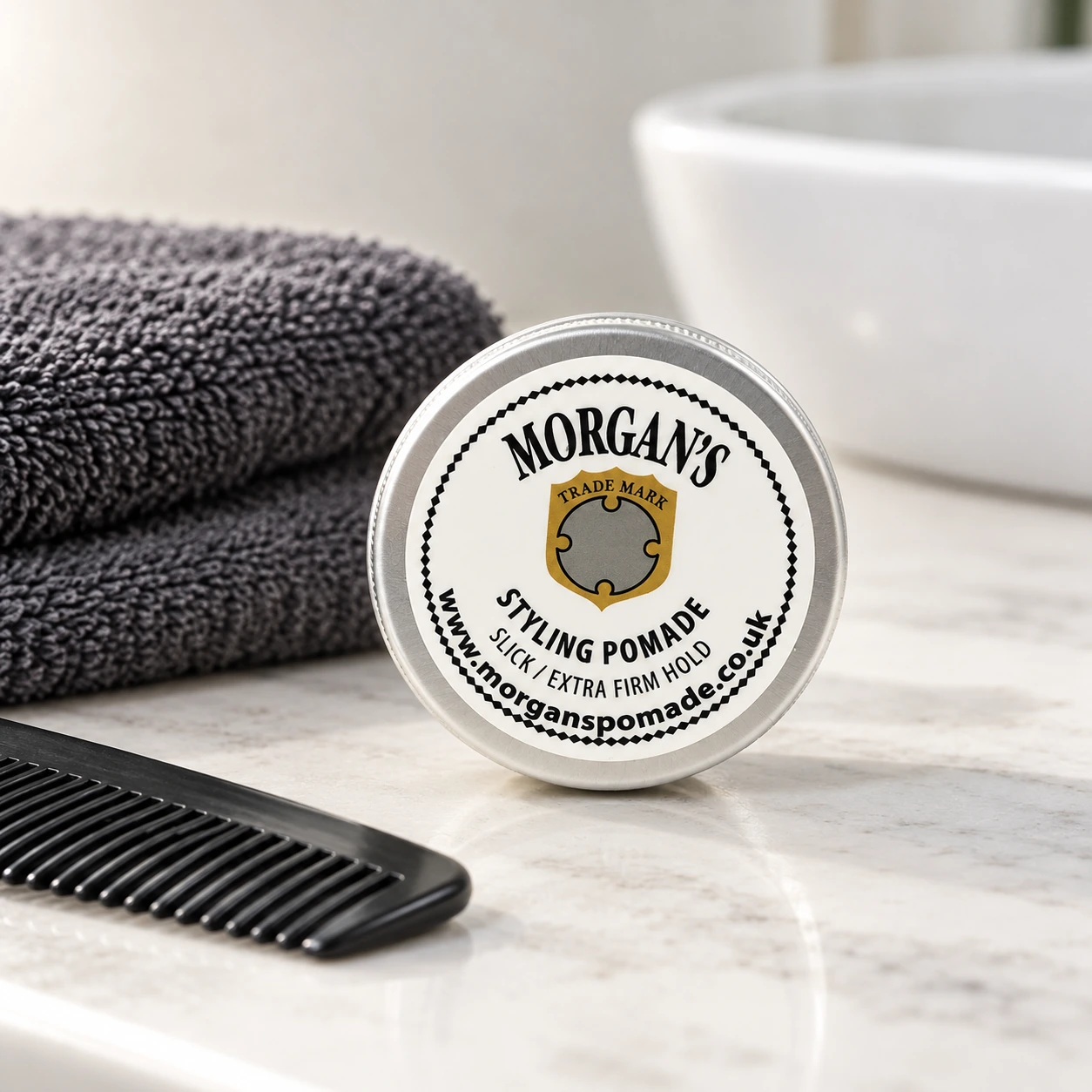 Помада для стилізації волосся Morgan s Vanilla & Honey Extra Hold Pomade — фото 4
