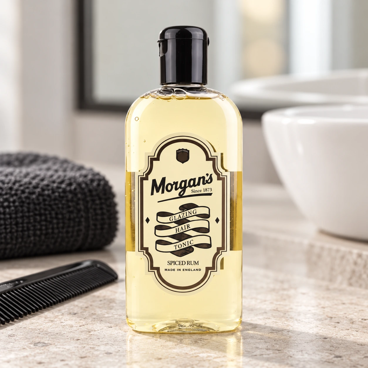 Тонік для стилізації волосся Morgan`s Spiced Rum Glazing Hair Tonic — фото 4