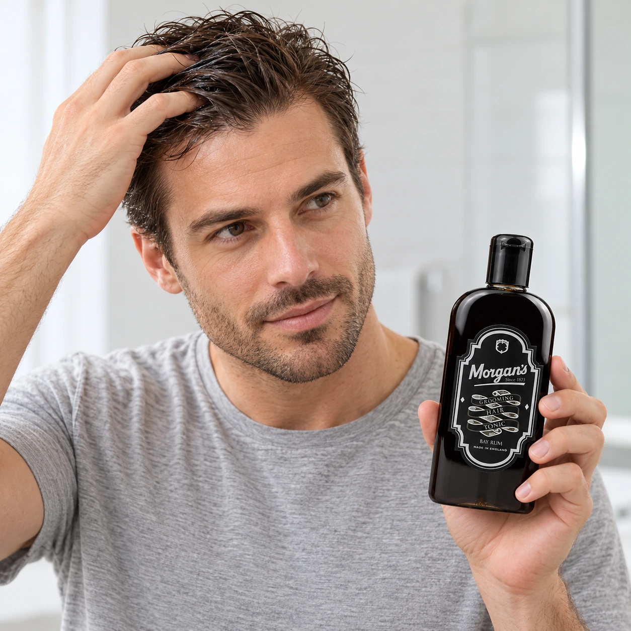 Тонік Для Волосся Morgan’s Bay Rum Grooming Hair Tonic — фото 3