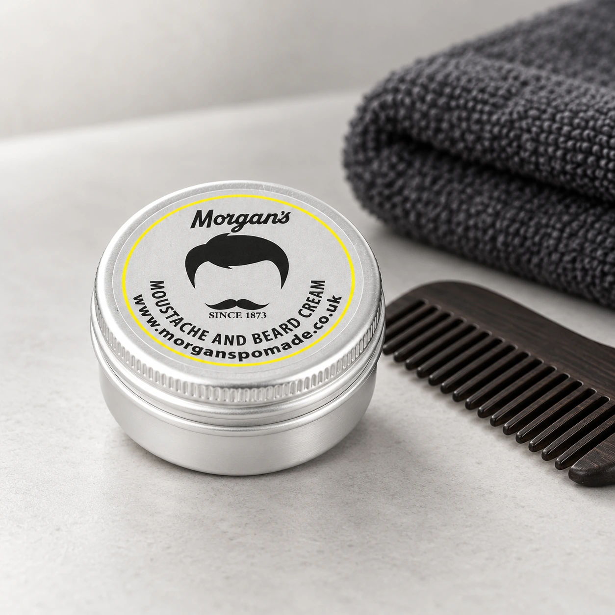 Крем для вус та бороди Morgan s Moustache & Beard Cream — фото 4