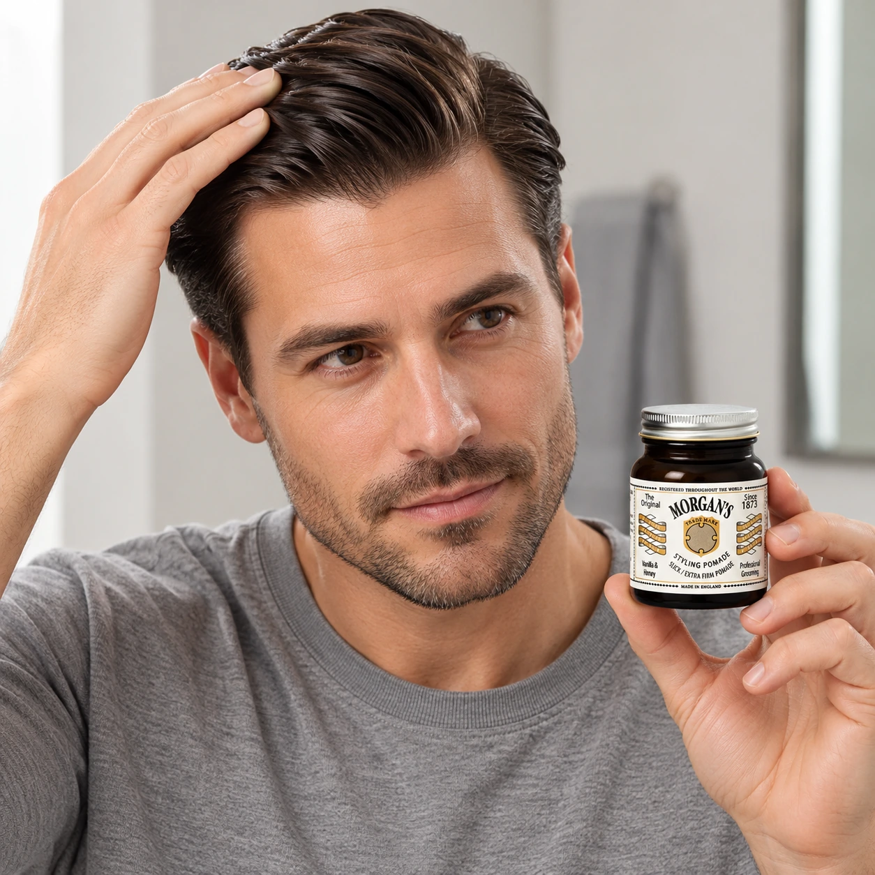 Помада для стилізації волосся Morgan s Vanilla & Honey Extra Hold Pomade р — фото 3