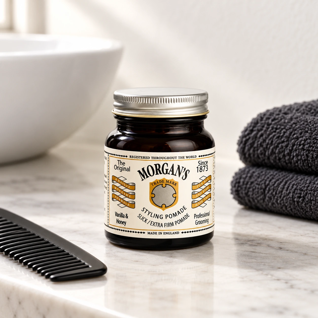 Помада для стилізації волосся Morgan s Vanilla & Honey Extra Hold Pomade р — фото 4
