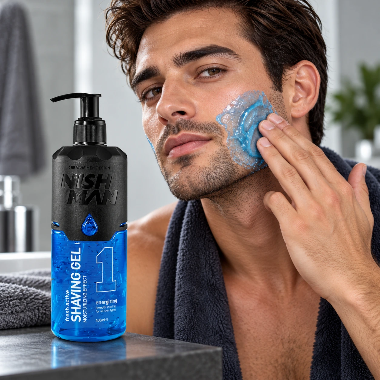 Гель для гоління Shaving Gel No.1 Fresh Active — фото 6