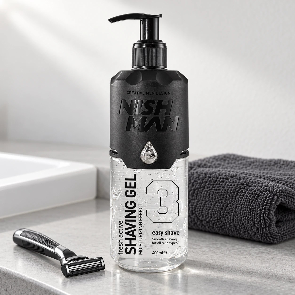 Гель для гоління Shaving Gel No.3 Fresh Active — фото 4