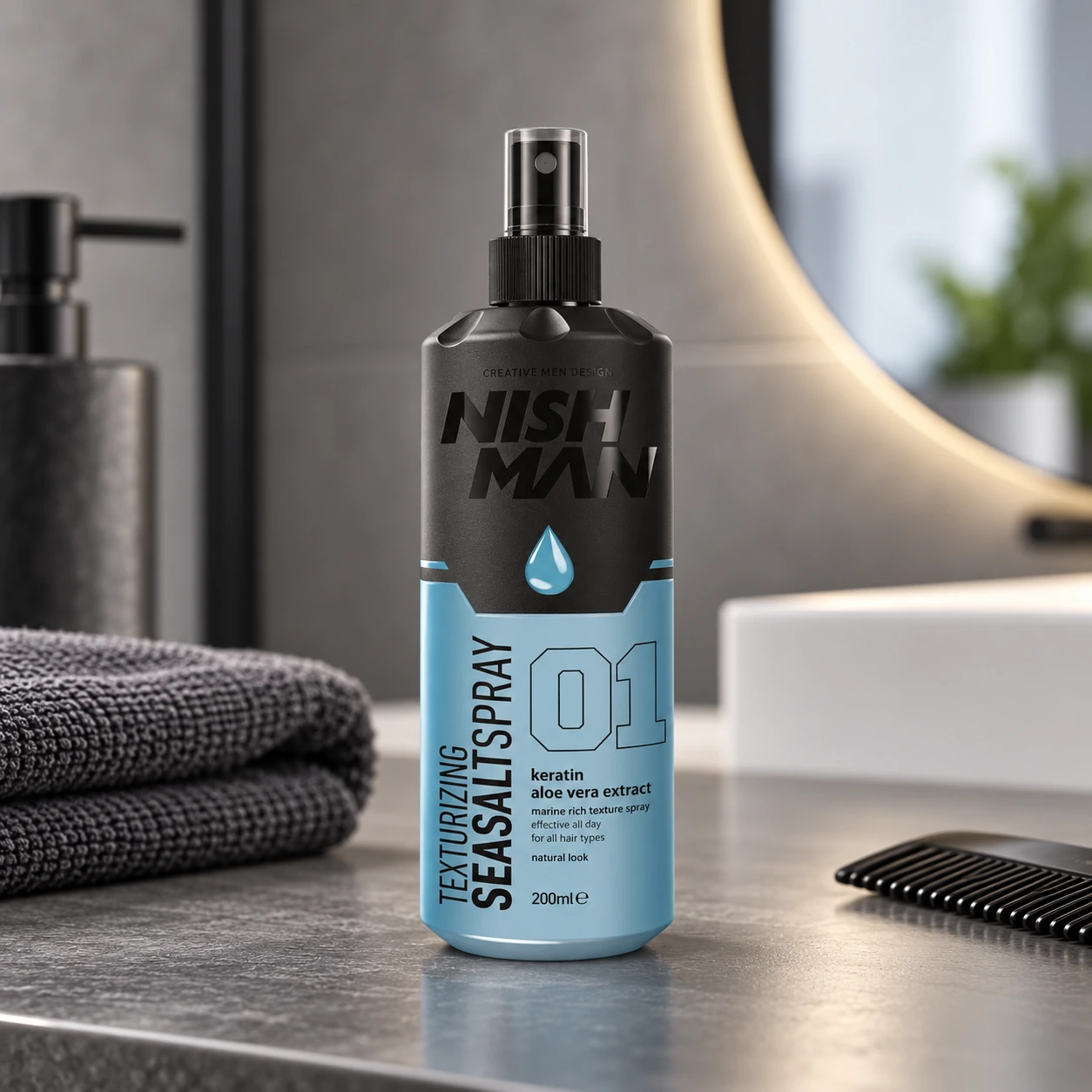 Соляний спрей для стилізації волосся Texturizing Sea Salt Spray — фото 7