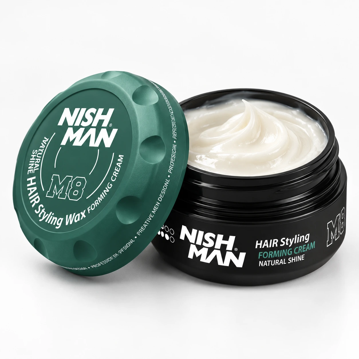 Матовий крем-віск для стилзації волосся Hair Styling Wax M8 – середня фіксація та натуральний блиск | кремова текстура — фото 2