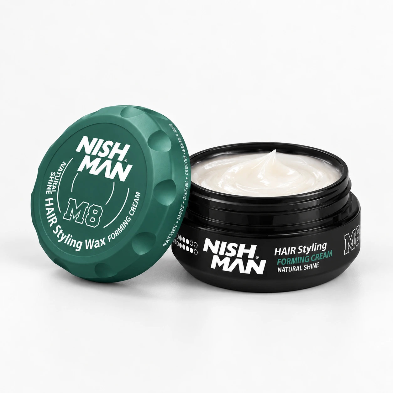 Матовий крем-віск для стилзації волосся Hair Styling Wax M8 – середня фіксація та натуральний блиск | кремова текстура — фото 6