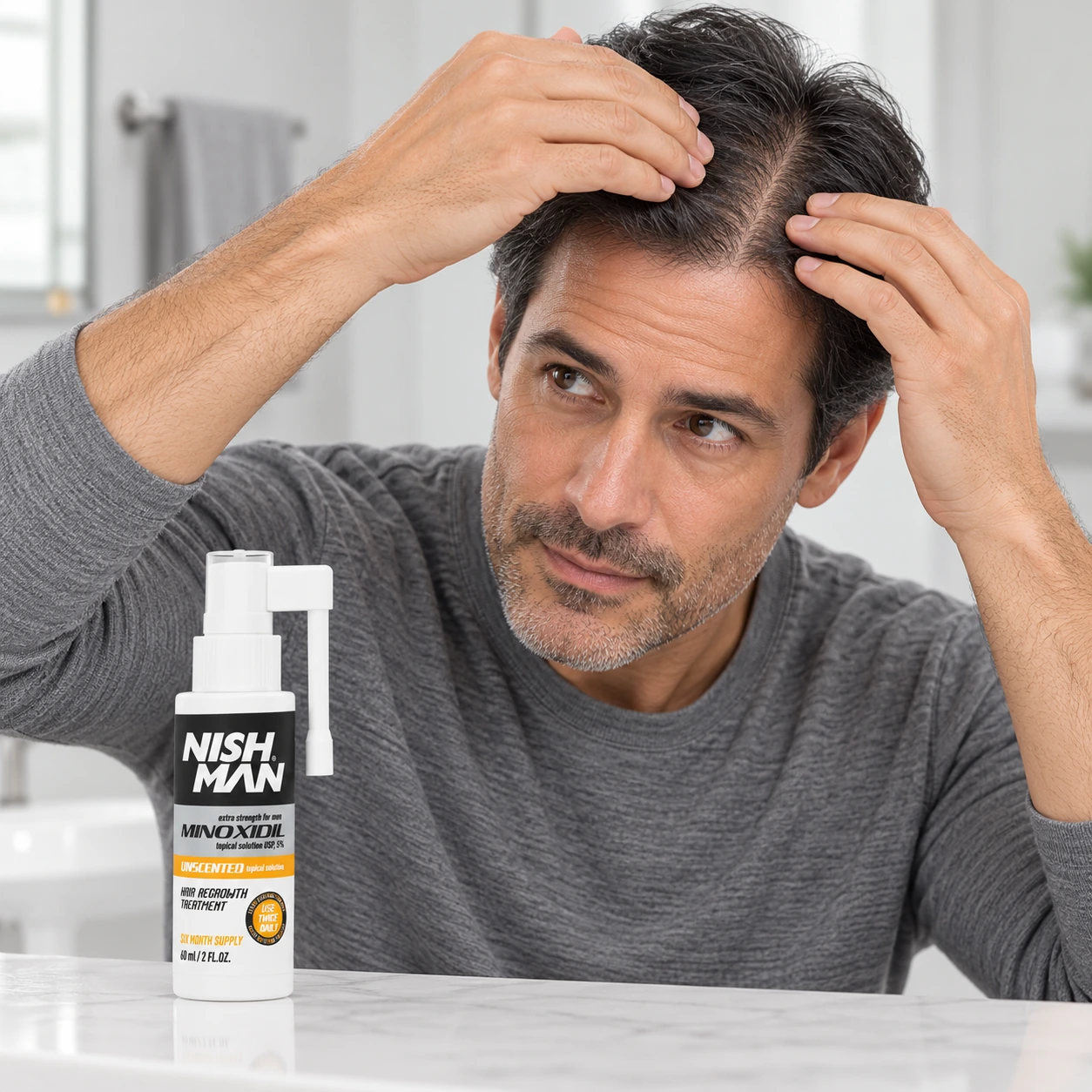 Засіб для росту волосся Minoxidil 5% 6x — фото 3