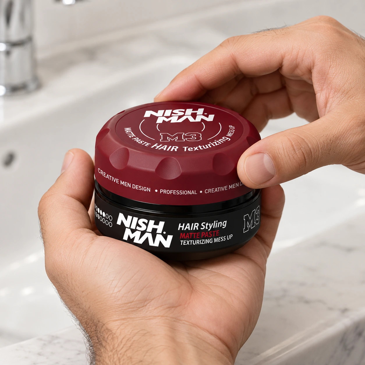 Матова паста для стилізації волосся Hair Texturizing Mess UP M3 — фото 2