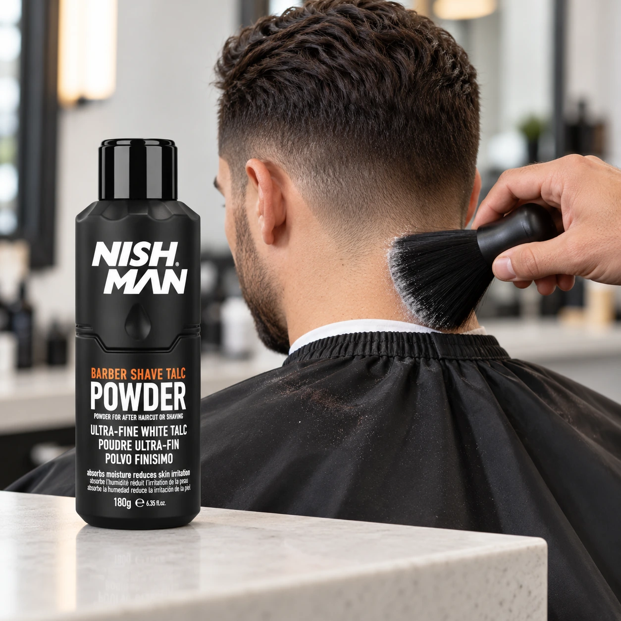 Тальк перукарський Barber Shave Talc Powder — фото 3