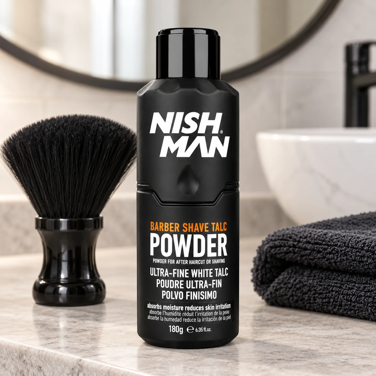 Тальк перукарський Barber Shave Talc Powder — фото 4