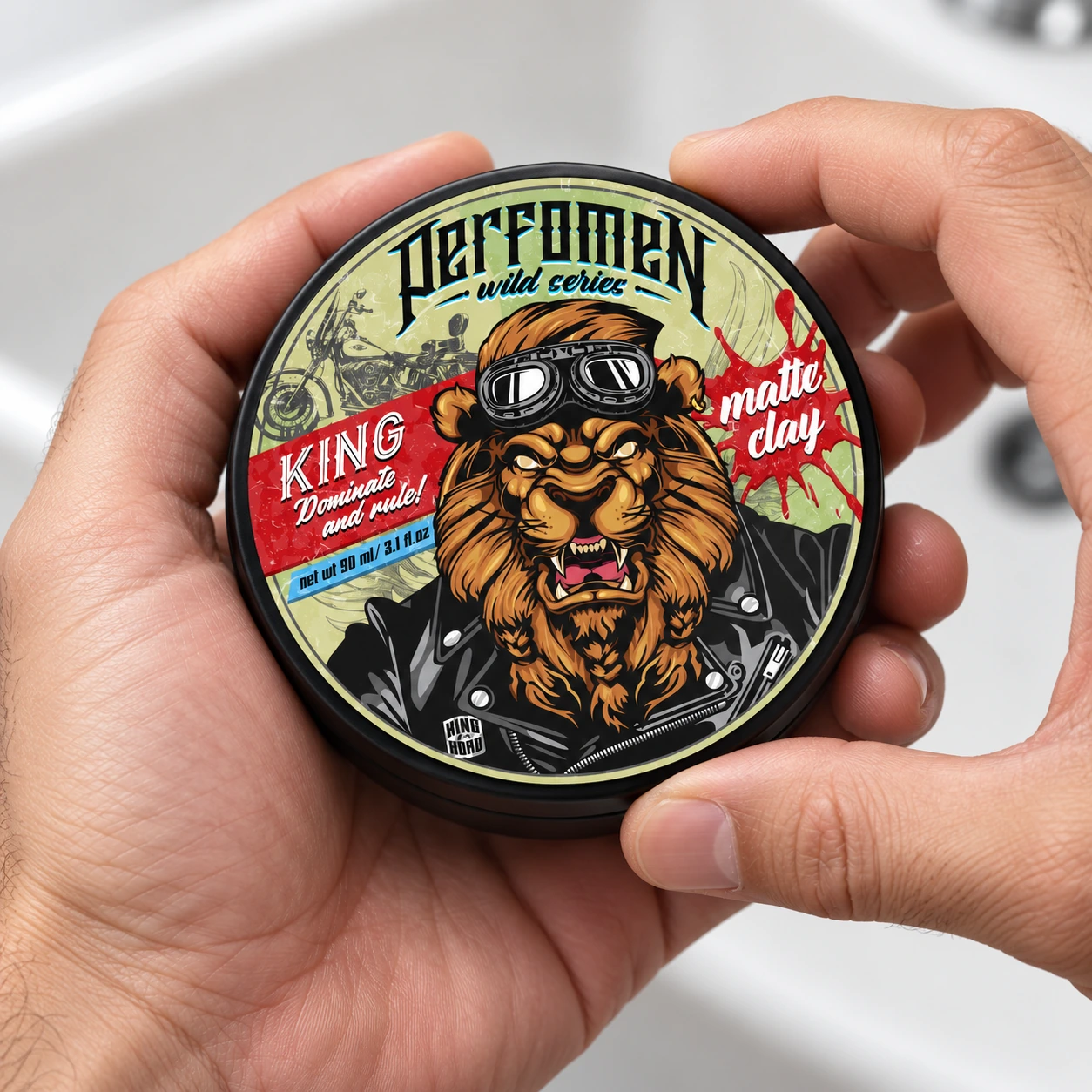 Моделююча матова глина на водяній основі King Matt Clay — фото 2