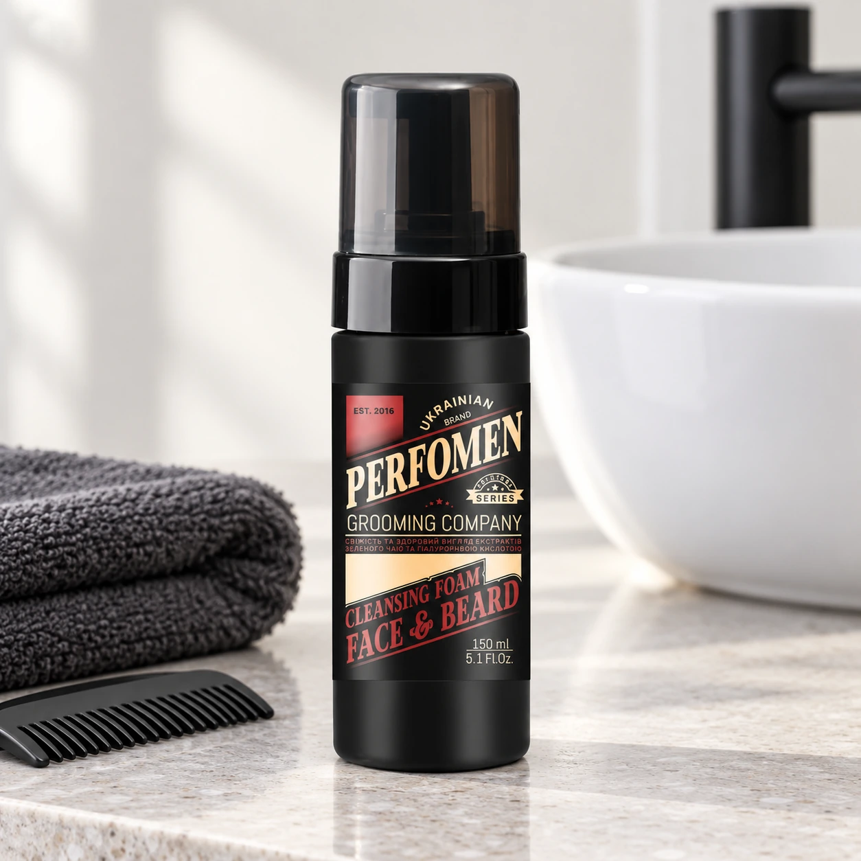 Пінка для вмивання обличчя та бороди Cleansing Foam Face & Beard Inspired by Cherry Lost — фото 4