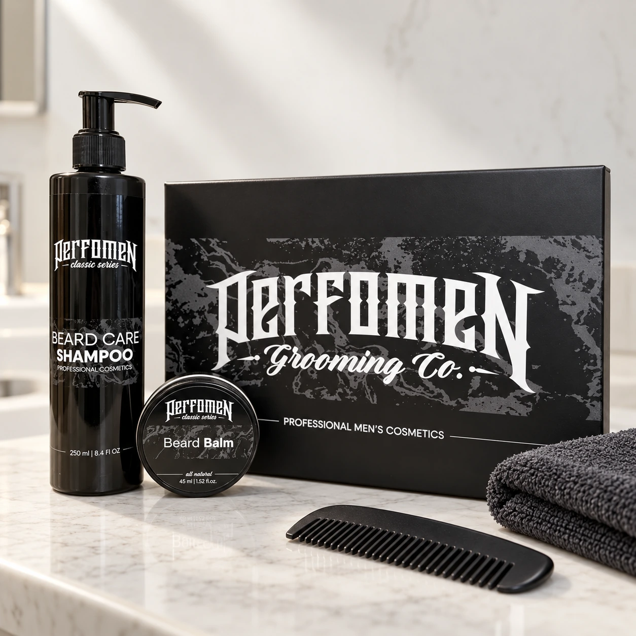 Набір для догляду за бородою Beard Care Shampoo + Beard Balm — фото 4