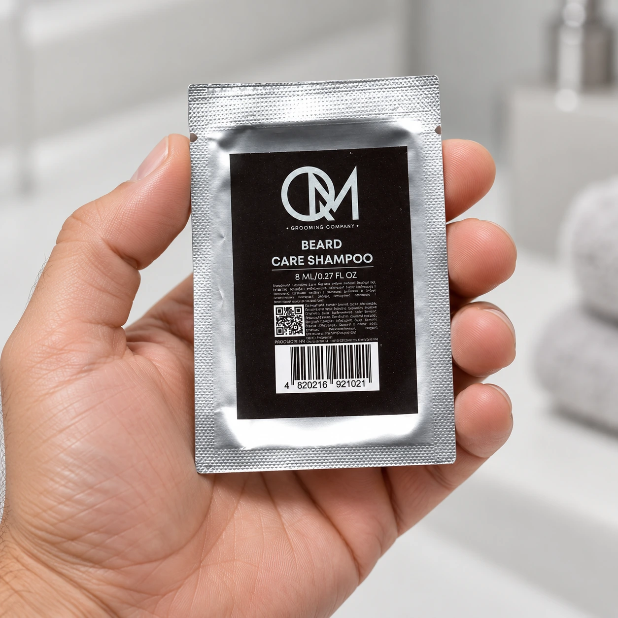 Шампунь для бороди QM Beard Care Shampoo (тестер) — фото 2
