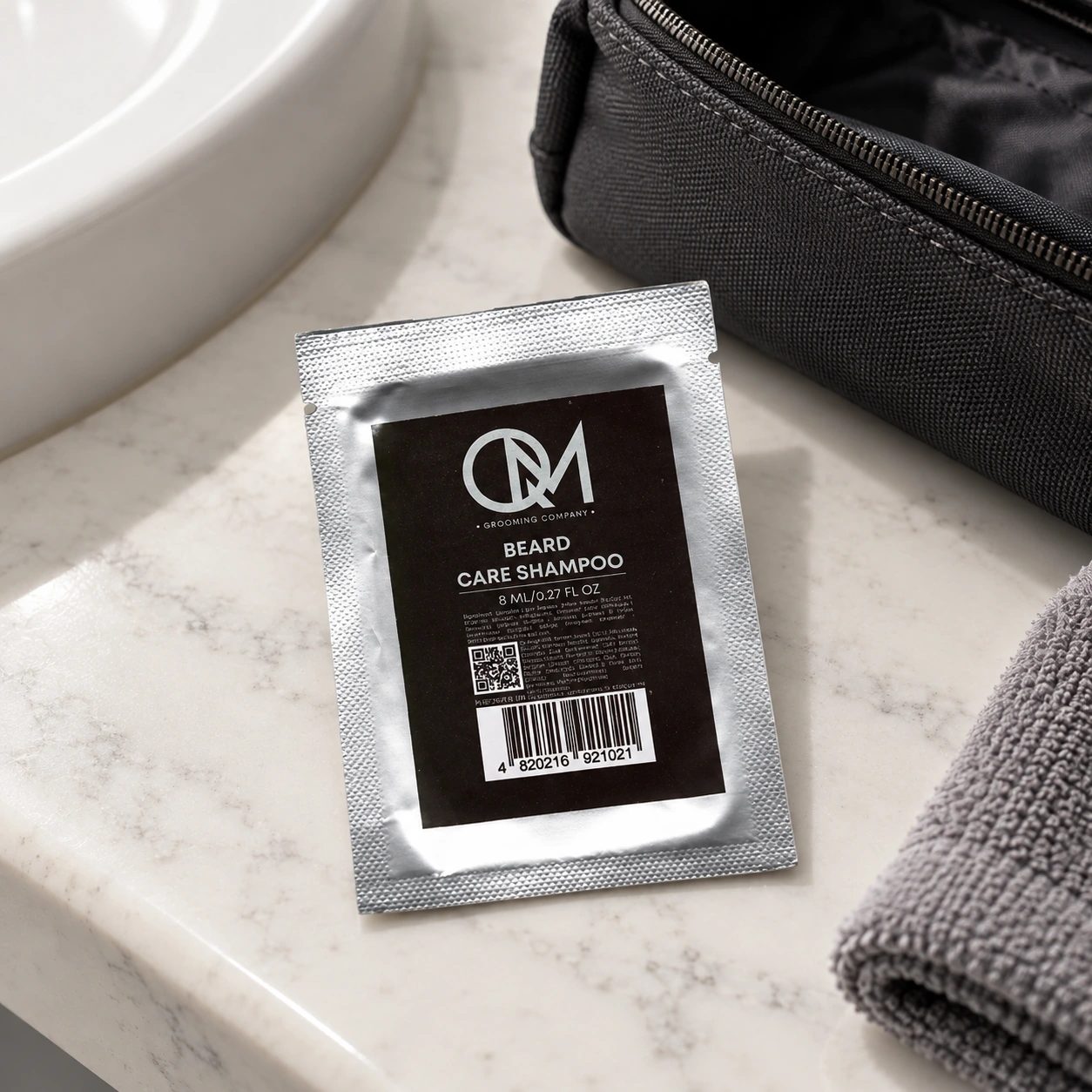 Шампунь для бороди QM Beard Care Shampoo (тестер) — фото 4