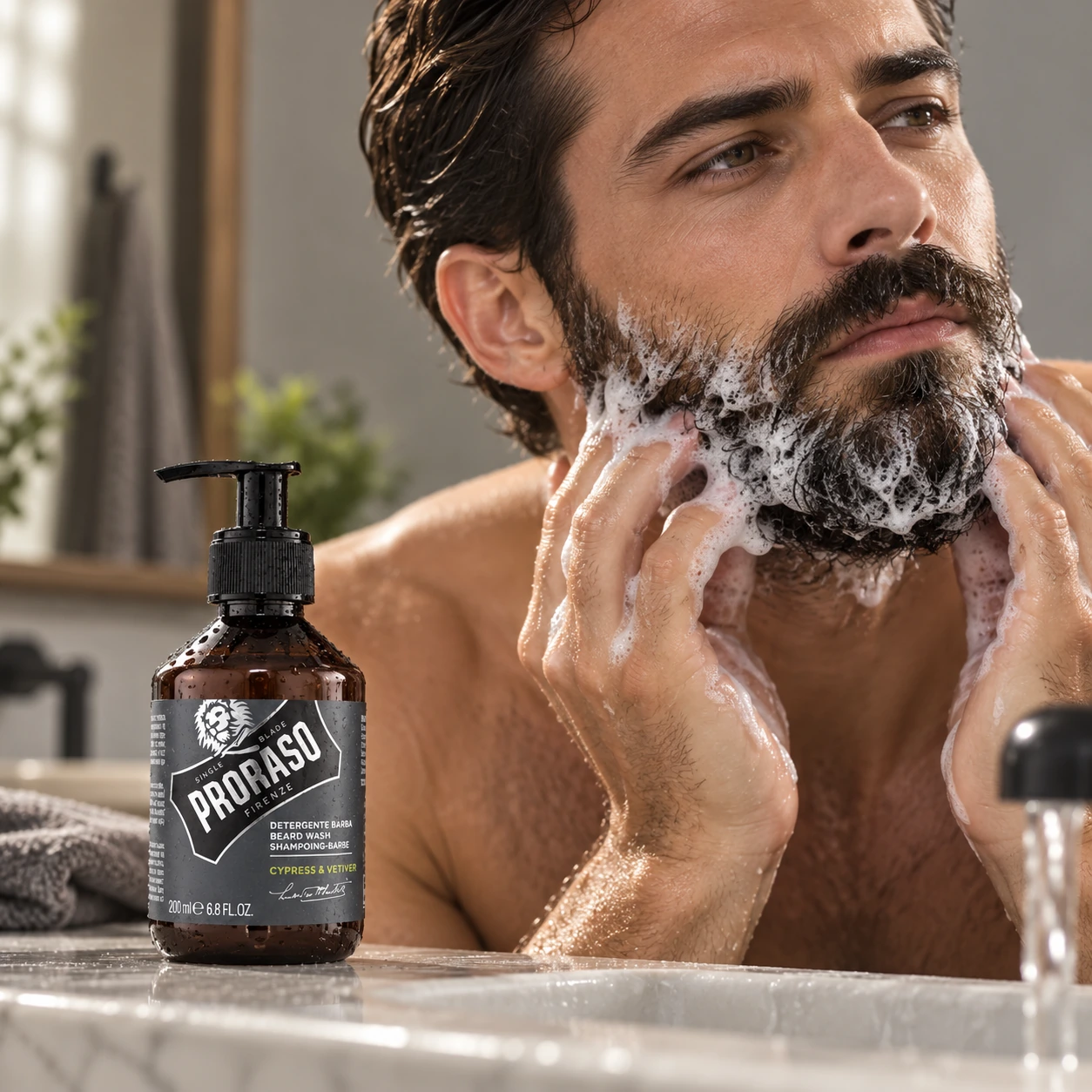Шампунь Для Бороди Cypress & Vetyver Beard Shampoo — фото 6