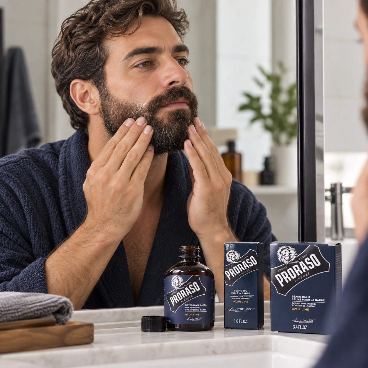 Набір Для Бороди Metal Box Beard Care Azur Lime Gift Set — фото 6