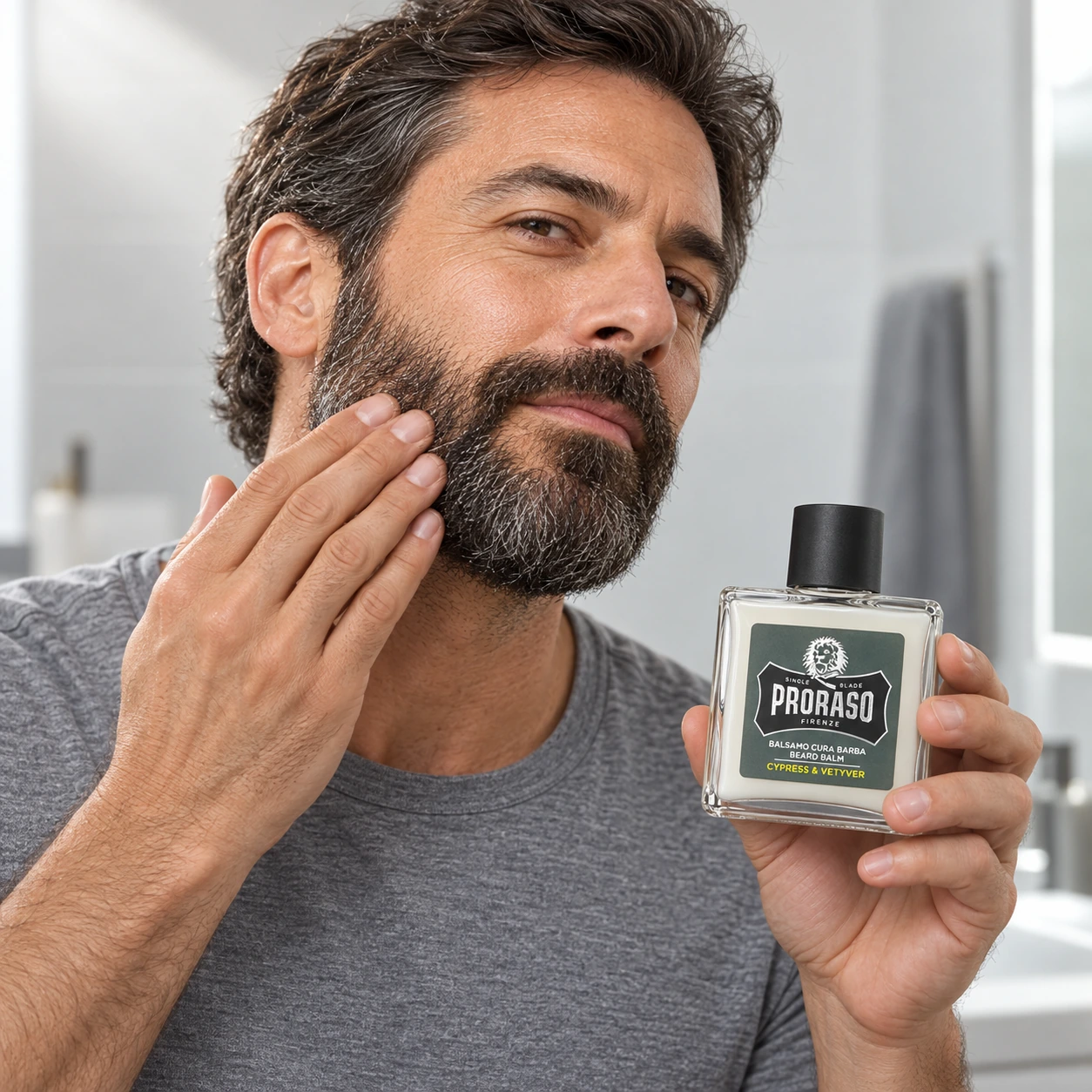 Набір Для Бороди Metal Box Beard Care Cypress & Vetyver Gift Set — фото 3