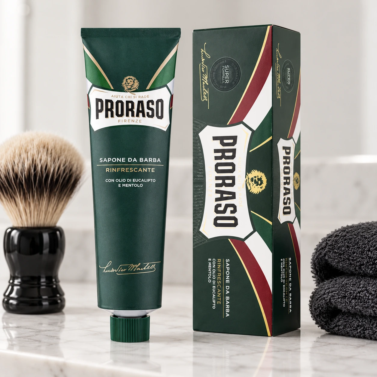 Крем Для Гоління Green (New Version) Shaving Cream Tube Refresh Eucalyptus — фото 4