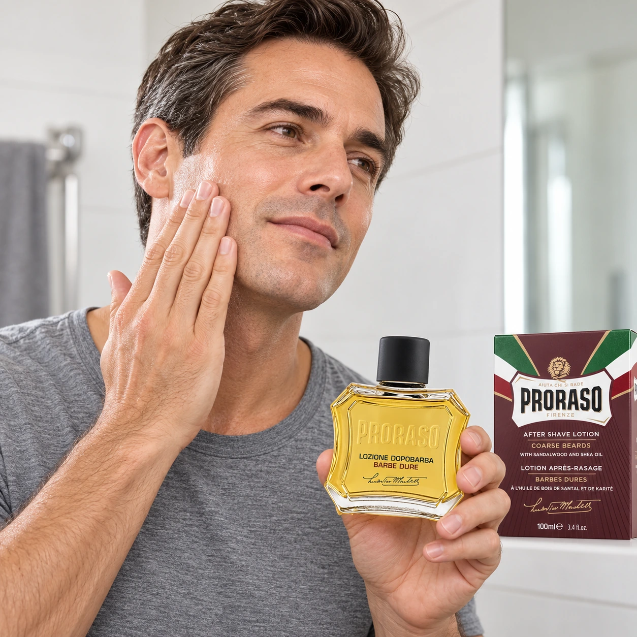 Лосьйон Після Гоління Red (New Design) After Shave Lotion Coarse Beards Sandalwood — фото 3