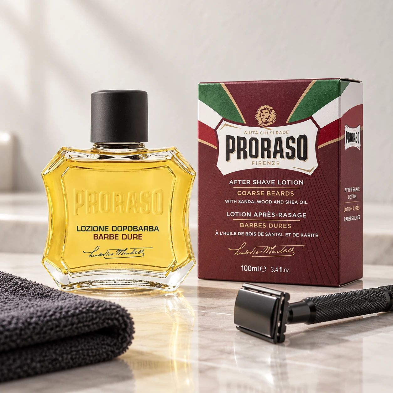 Лосьйон Після Гоління Red (New Design) After Shave Lotion Coarse Beards Sandalwood — фото 4