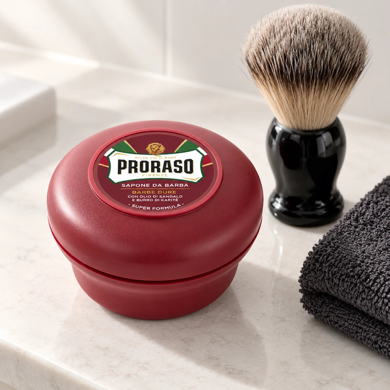Мило для гоління Red (New Version Super Formula) Nourish Sandalwood Shaving Soap Jar — фото 4