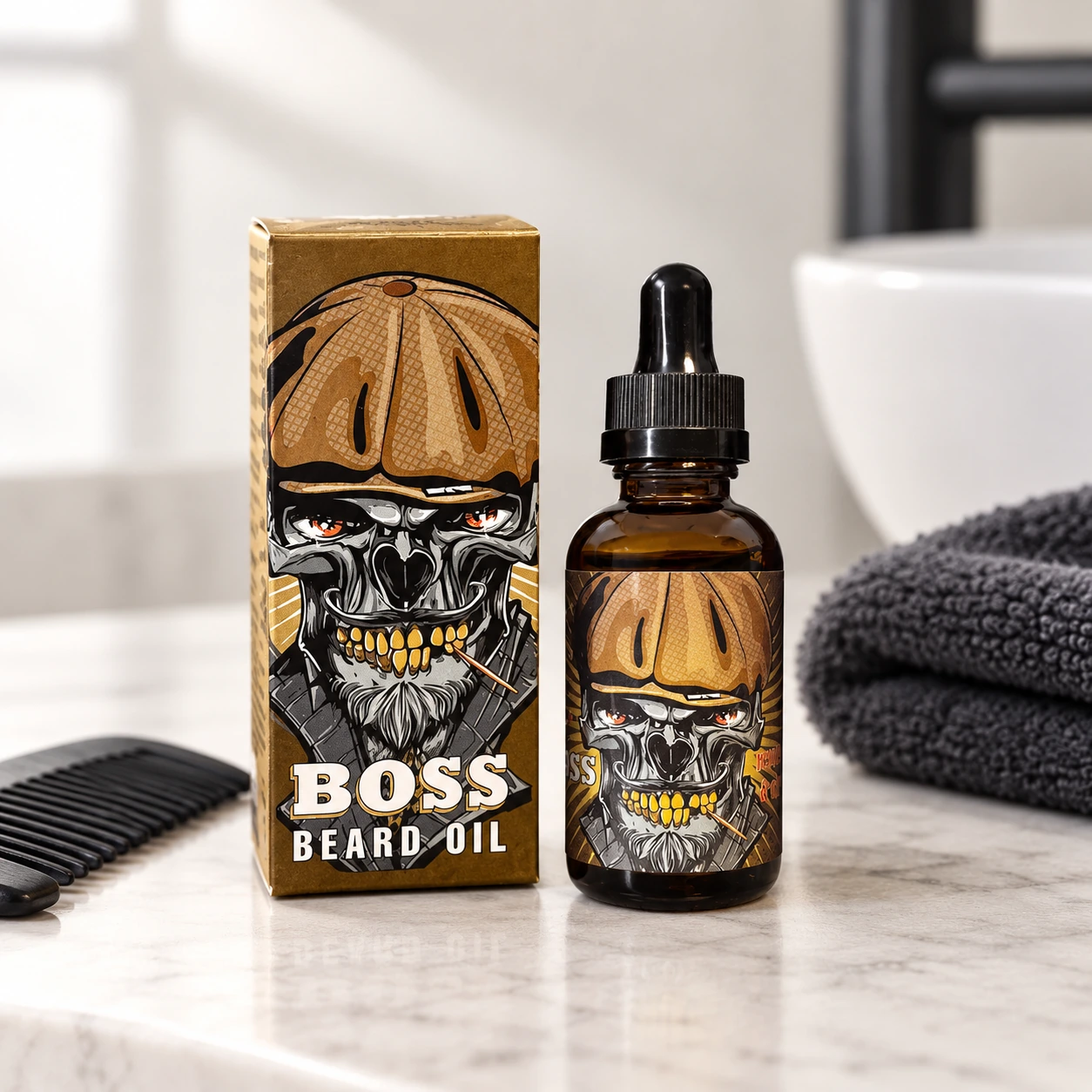 Олія для бороди відновлююча Boss — фото 4