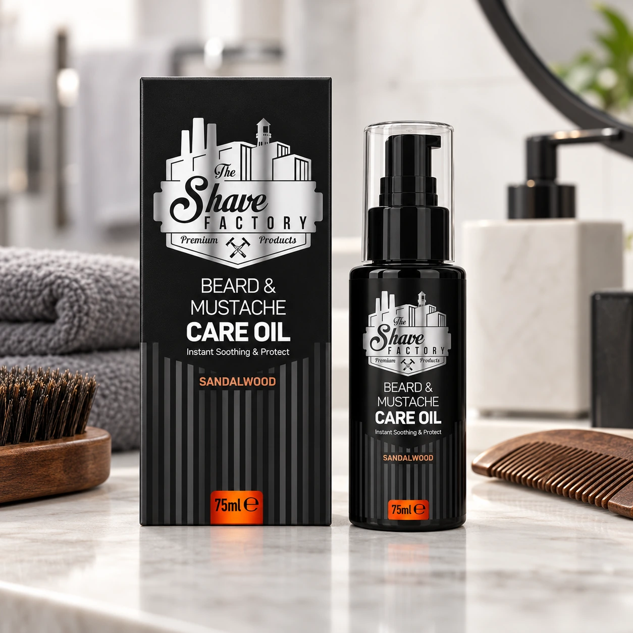 Олія для бороди Beard & Moustache Care Oil Sandalwood — фото 7