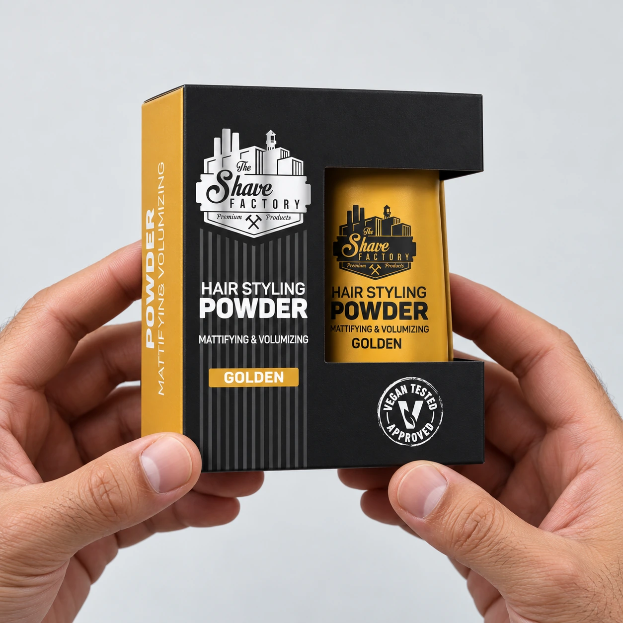 Пудра для стилізації волосся Hair Styling Powder Golden — фото 2