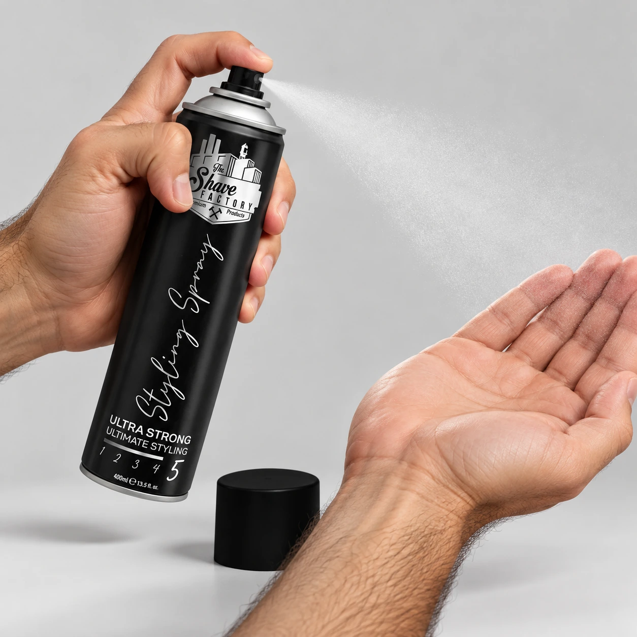 Спрей для стилізації волосся Shave Factory Hair Spray Ultra Strong 5 — фото 5