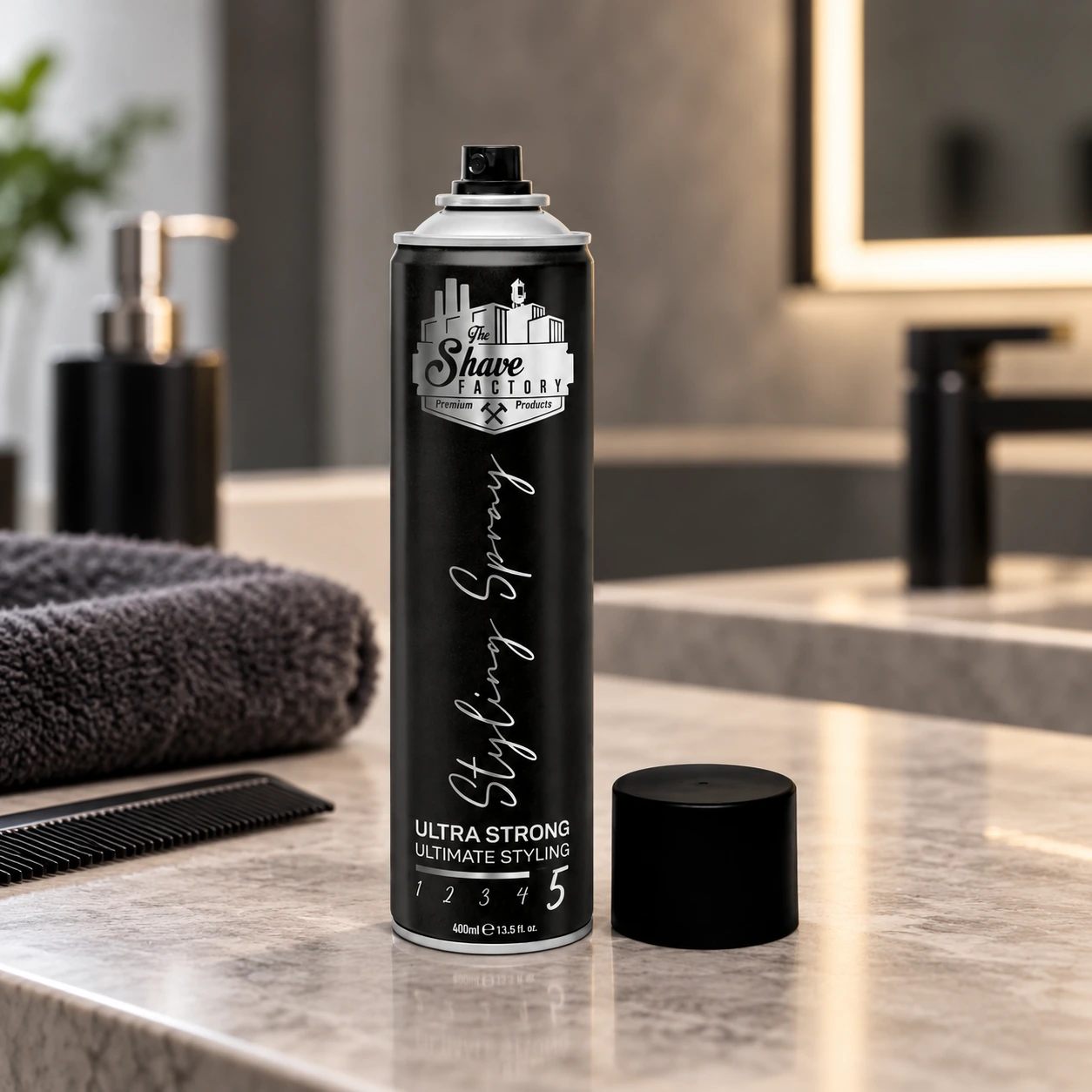 Спрей для стилізації волосся Shave Factory Hair Spray Ultra Strong 5 — фото 7