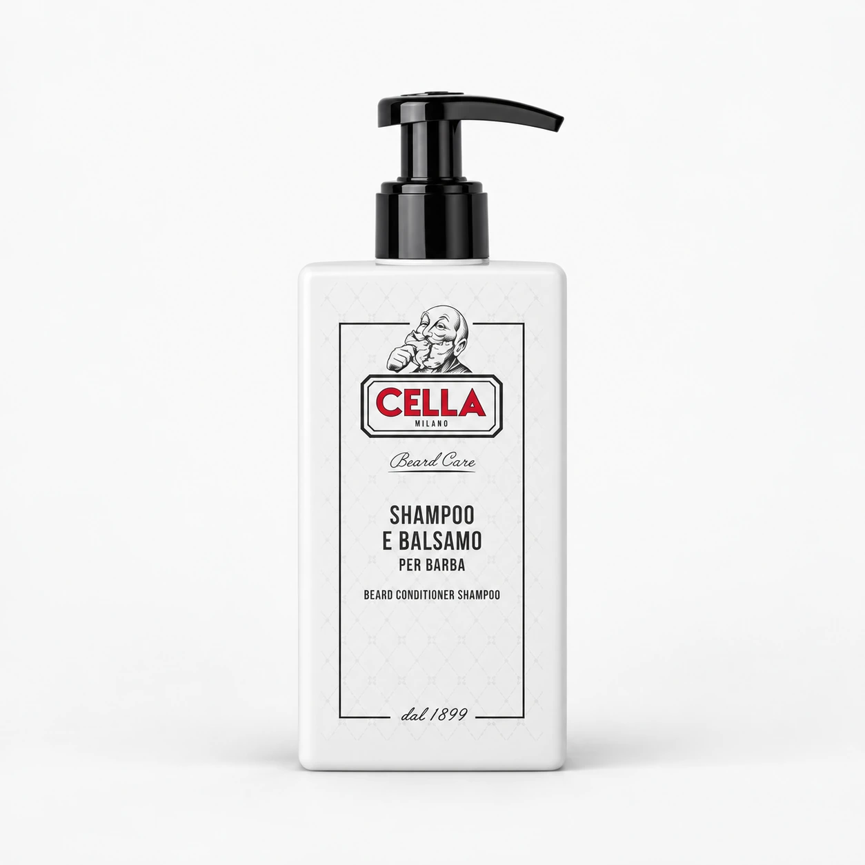 Шампунь І Кондиціонер Для Бороди 2 В 1 Cella Shampoo E Balsamo Per Barba — фото 1