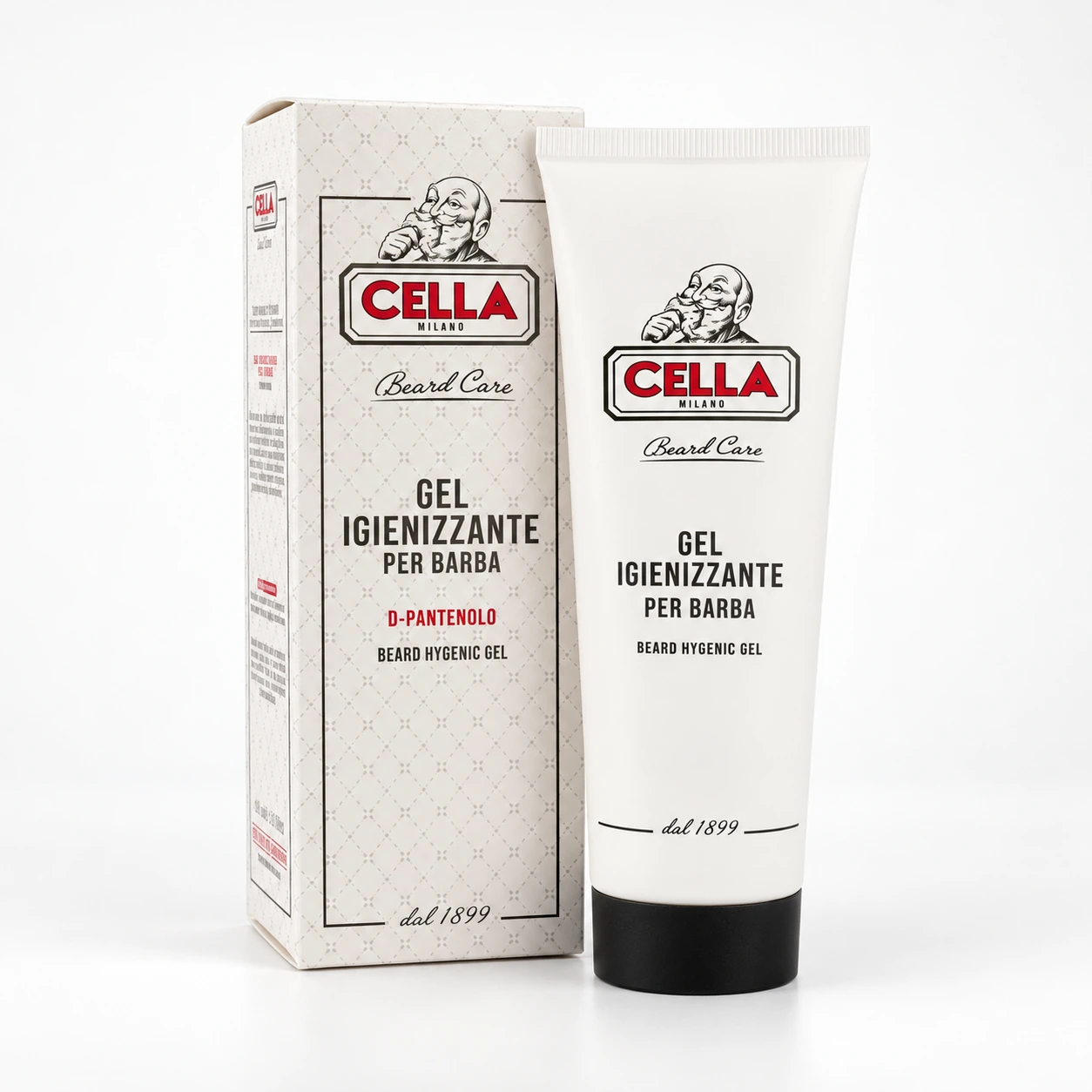 Гель для очищення бороди з антибактеріальною дією та пантенолом Cella Gel Igienizzante — фото 1