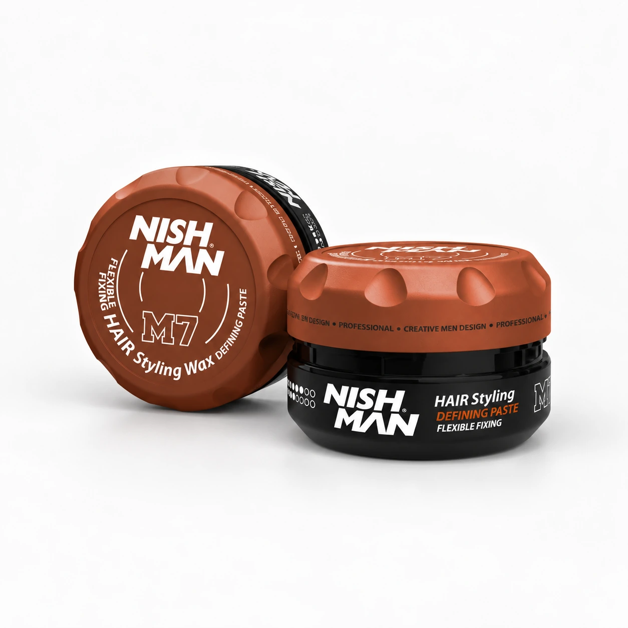 Матова паста для стилізації волосся Hair Styling Wax M7 – гнучка фіксація та матовий фініш | тревел-версія — фото 1
