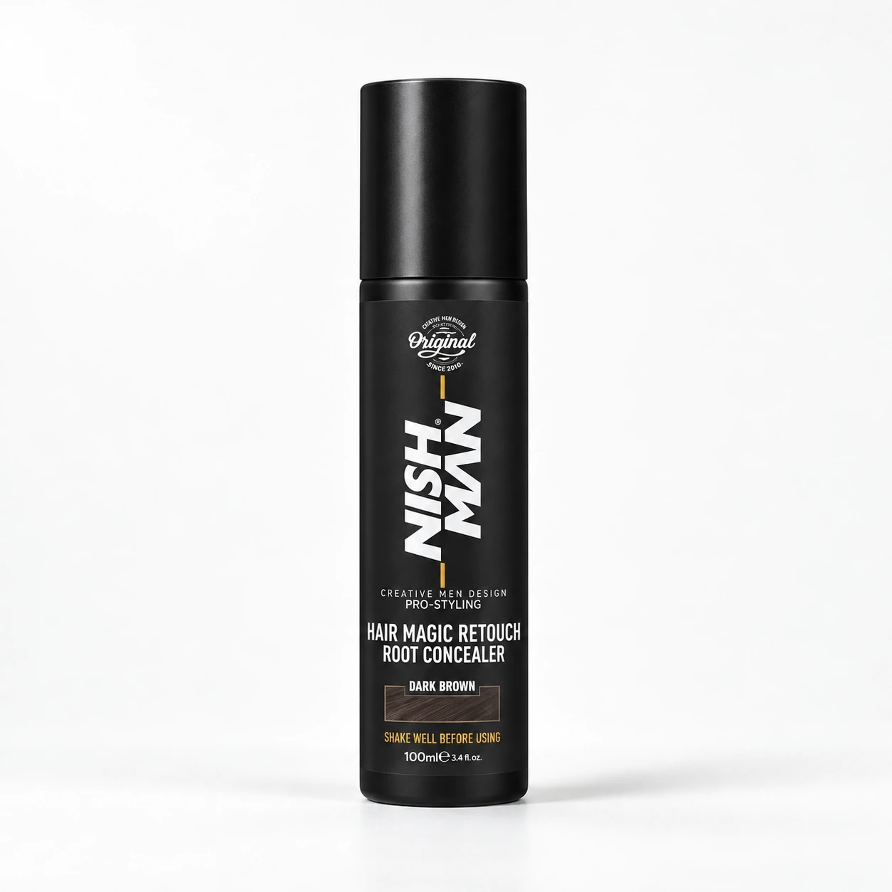 Спрей для маскування сивини Hair Magic Retouch Root Concealer Dark Brown — фото 1