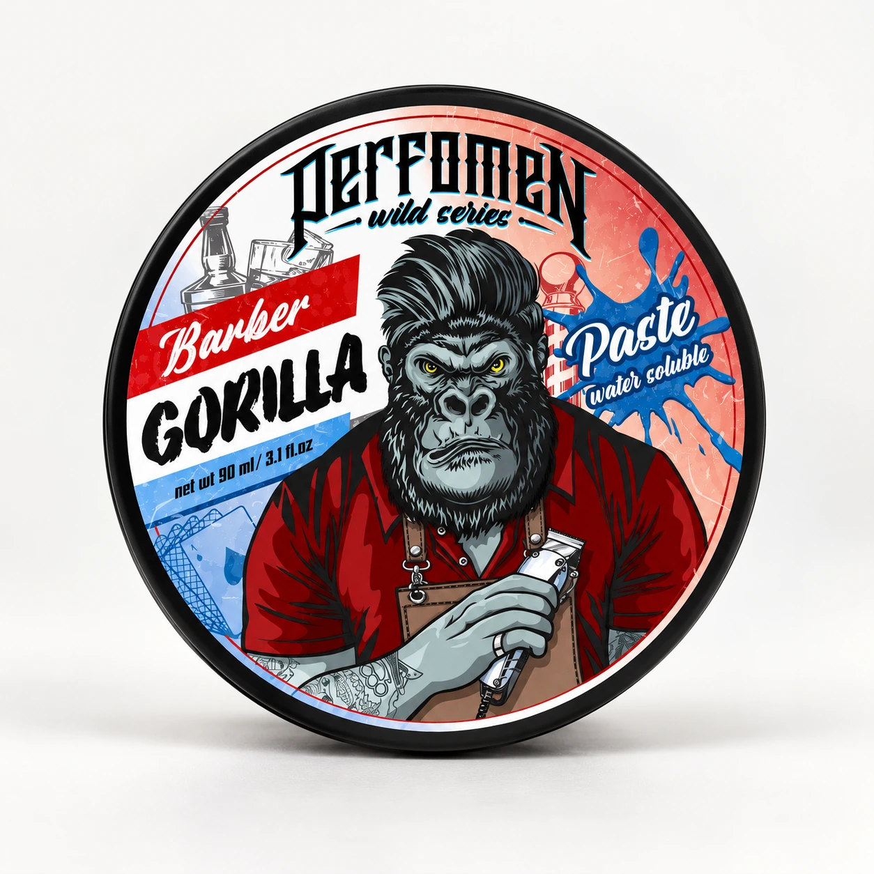 Моделююча паста на водяній основі Barber Gorilla Paste . — фото 1