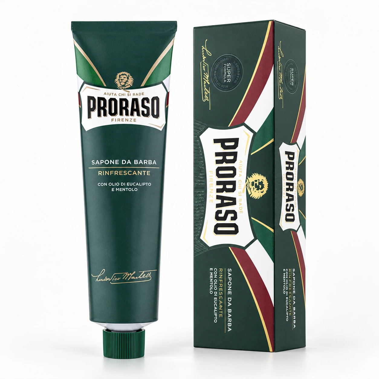 Крем Для Гоління Green (New Version) Shaving Cream Tube Refresh Eucalyptus — фото 1