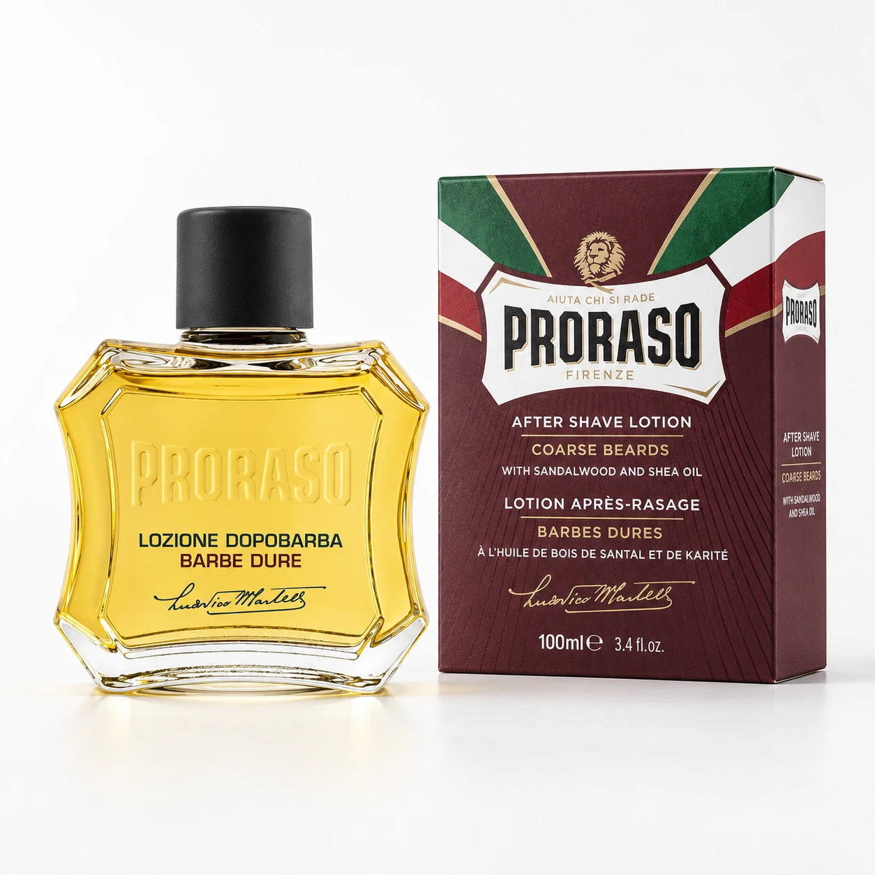 Лосьйон Після Гоління Red (New Design) After Shave Lotion Coarse Beards Sandalwood — фото 1